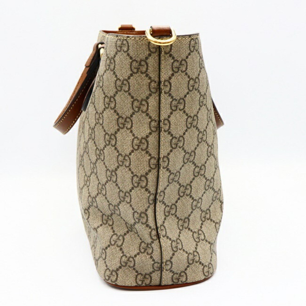 Gucci GG 2WAY Beige Handbag Supreme - Picture 4 of 16